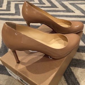Louboutin New Simple Pump 85 Patent Nude